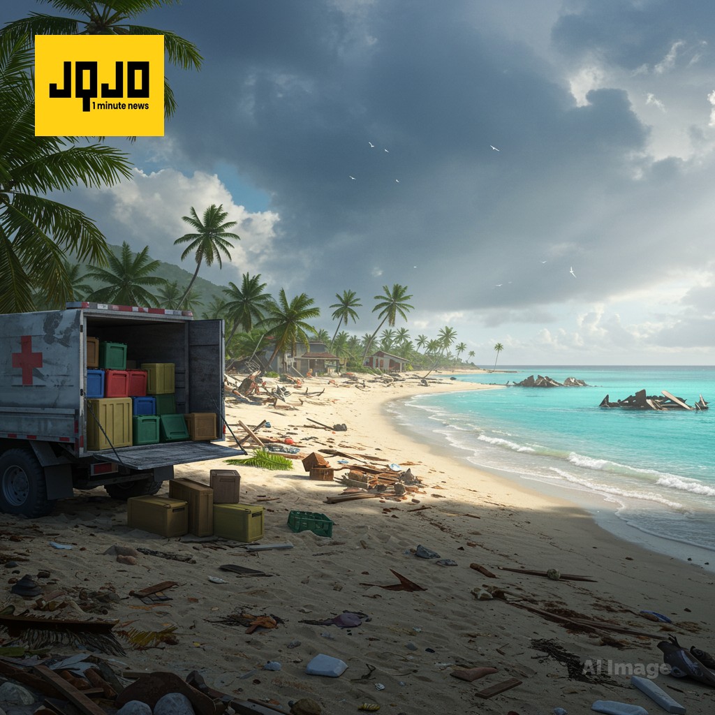 Rescuers and aid workers bring relief to hurricane-hit Jamaica