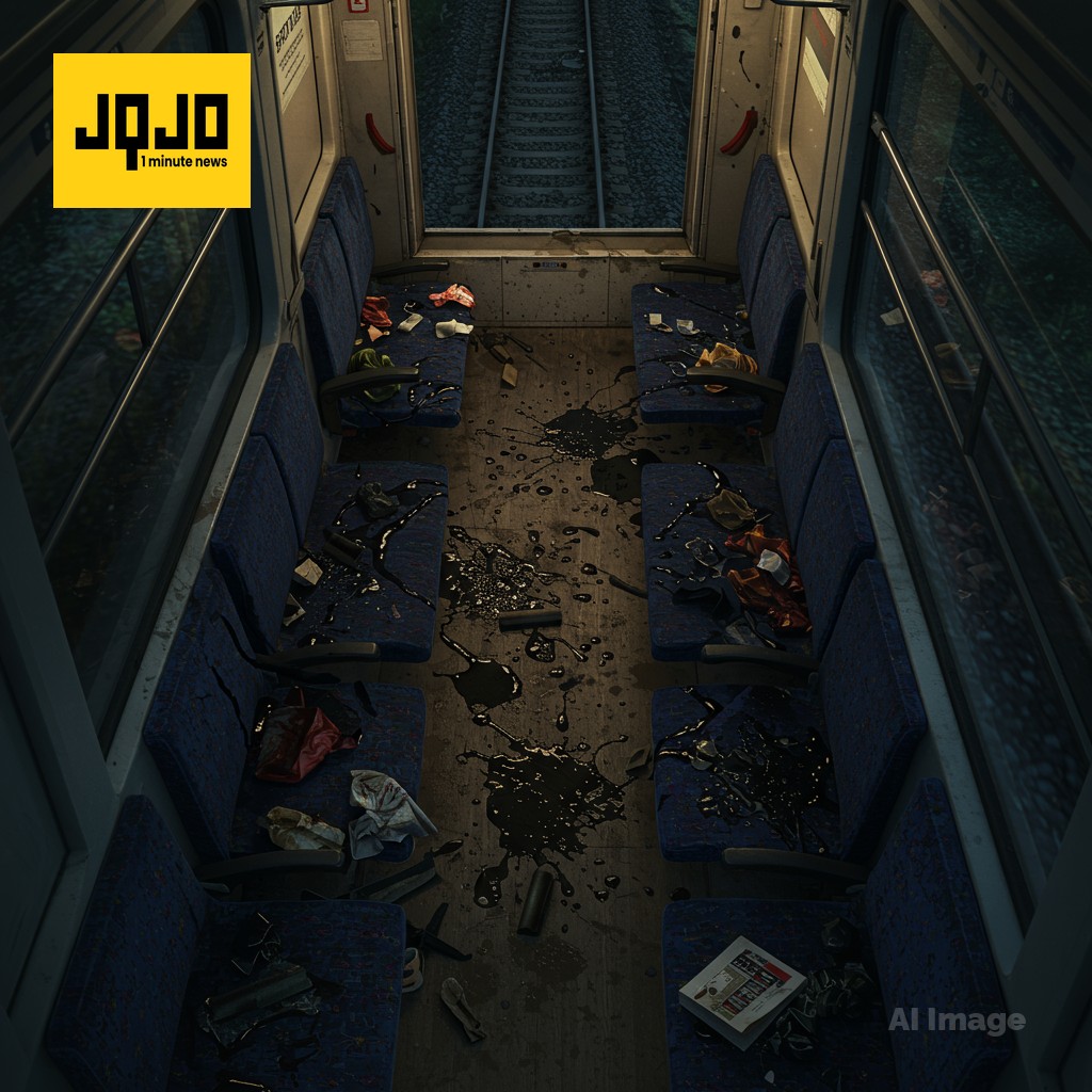 حادث طعن على قطار LNER بالقرب من كامبريدجشير يصيب 10 أشخاص.