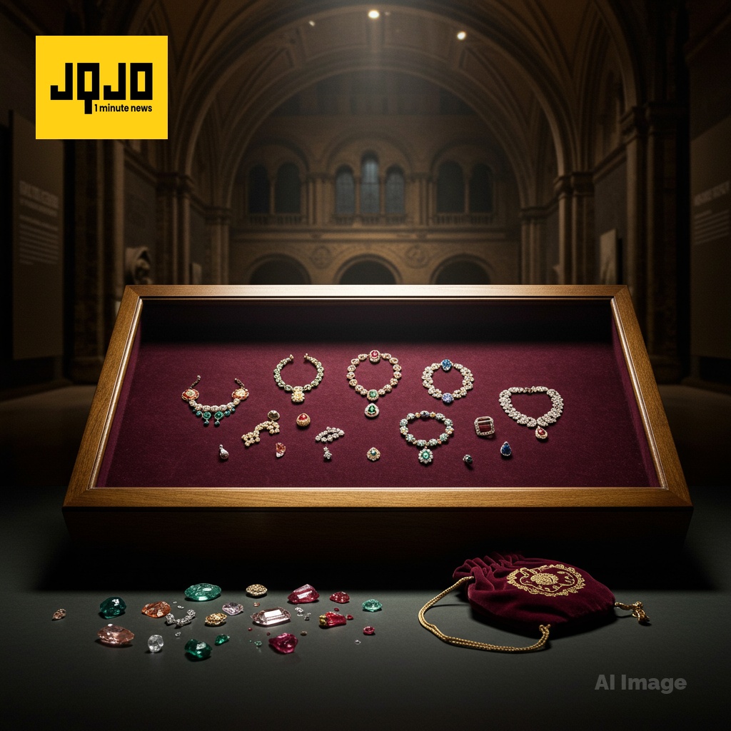لوور جویل ہییسٹ: مزید دو مشتبہ افراد پر فرد جرم عائد، چوری شدہ زیورات تاحال لاپتہ