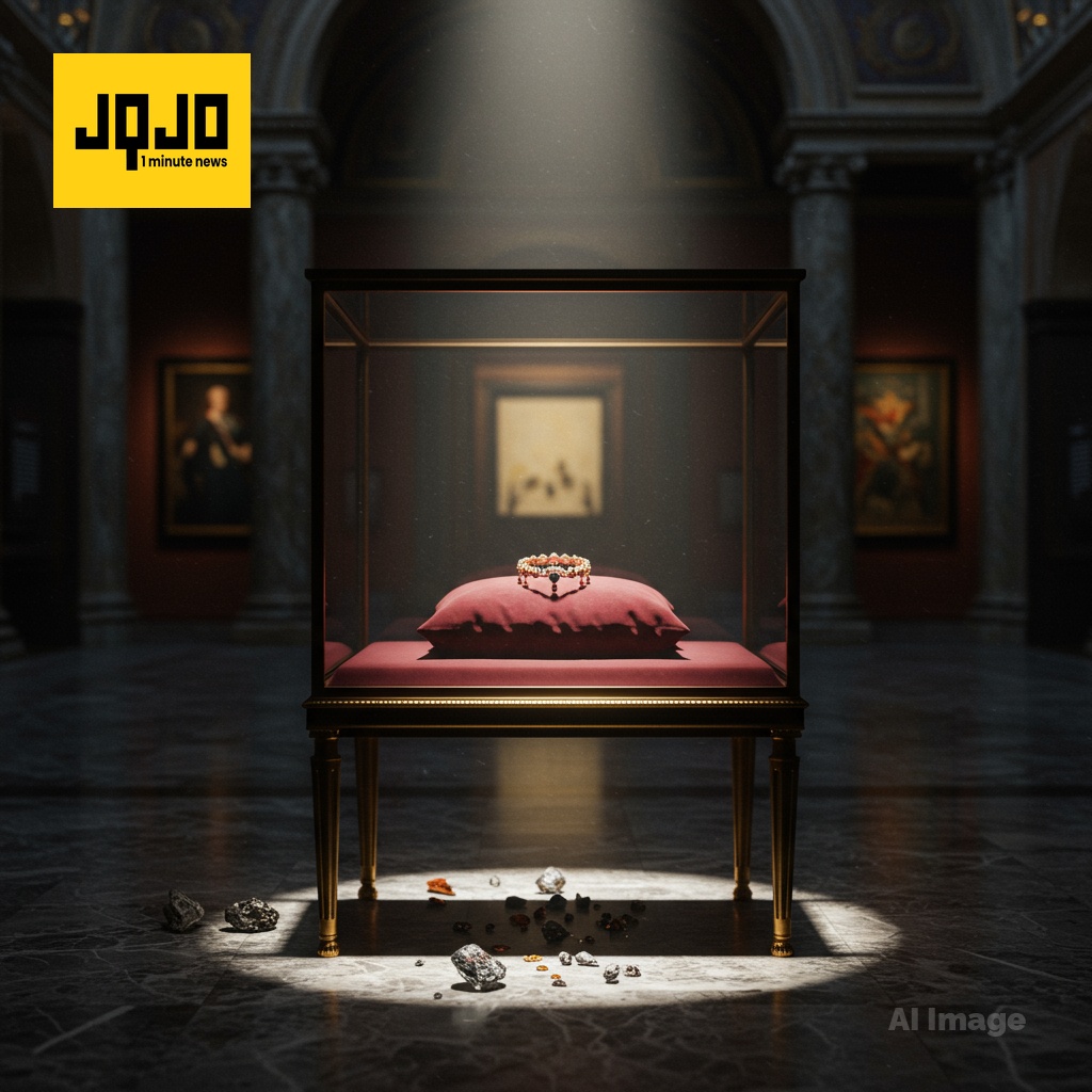 لوور میوزیم چوری: دو افراد پر فرد جرم عائد، دیگر دو کی گرفتاری