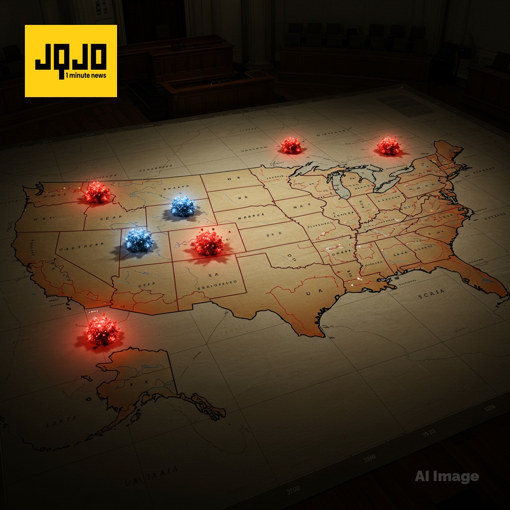 2026 के चुनावी नक्शे के लिए रिपब्लिकन और डेमोक्रेट के बीच बढ़ती लड़ाई