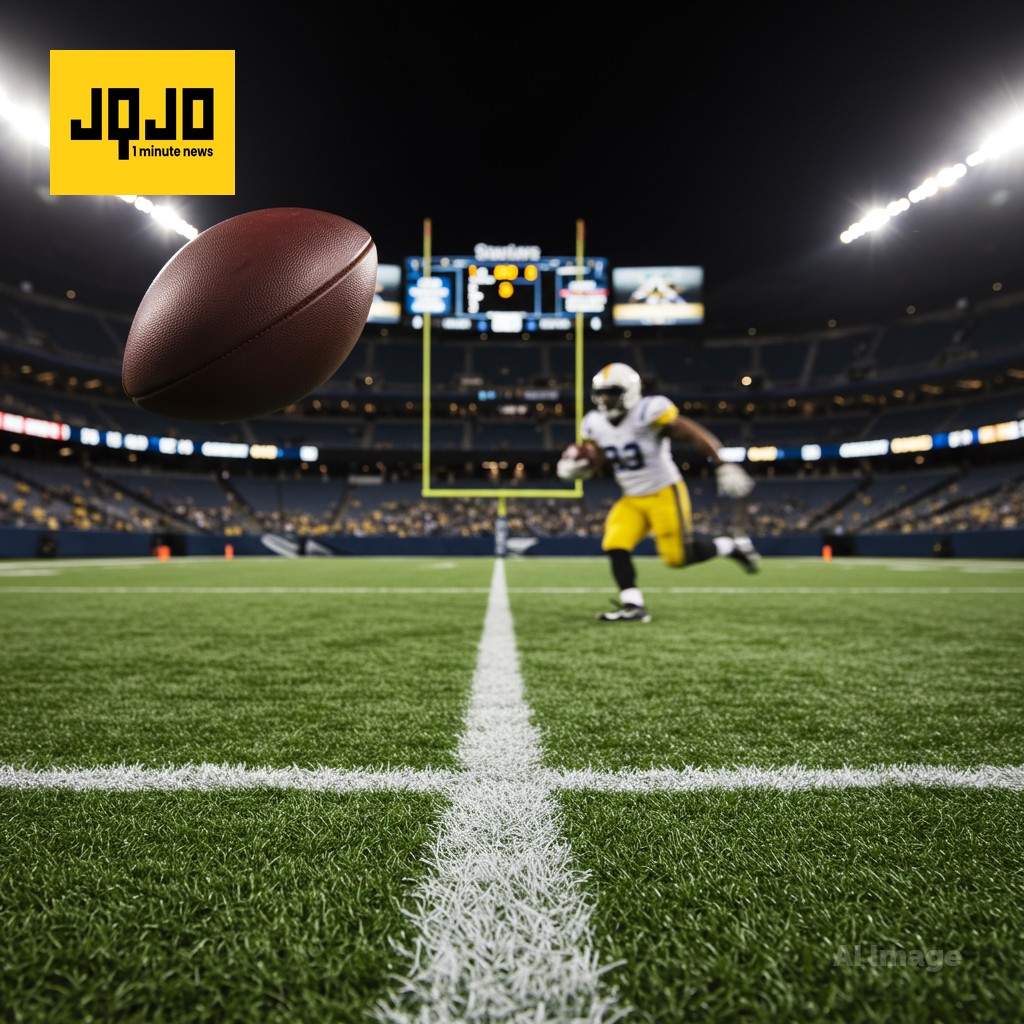 स्टीलर्स ने कोल्ट्स के टर्नओवर से 14 अंक जुटाए, हाफ टाइम में 14-7 से आगे