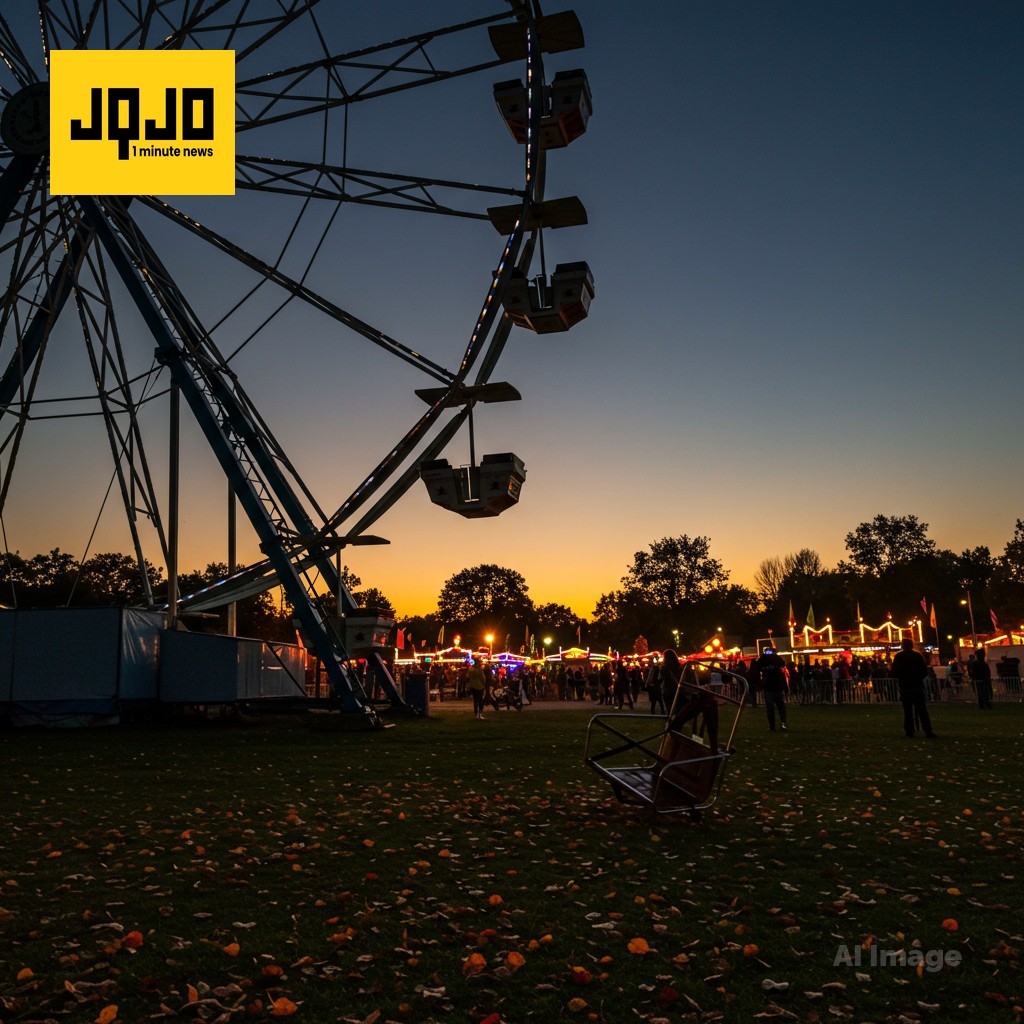 Dos niñas hospitalizadas tras caer de noria en Festival de Cosecha