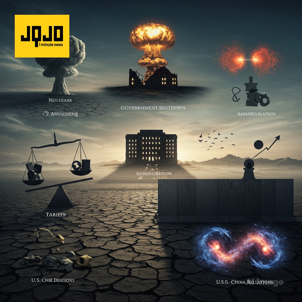 特朗普接受《60分钟》采访：政府停摆、与中国贸易休战、核试验及其他议题