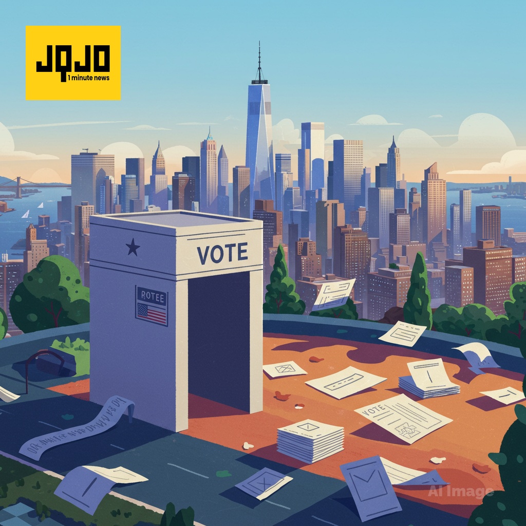 纽约市长候选人争夺选票，早期投票人数激增