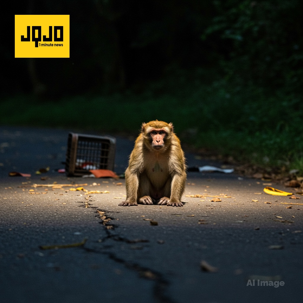 Une mère du Mississippi abat un singe évadé par peur pour ses enfants