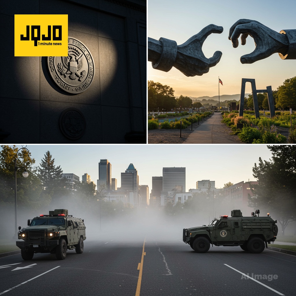 Juez federal bloquea temporalmente el despliegue de la Guardia Nacional en Portland