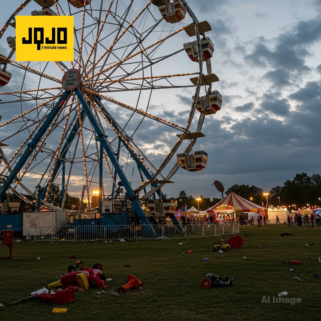 Deux jeunes filles blessées après avoir chuté d'une grande roue en Louisiane