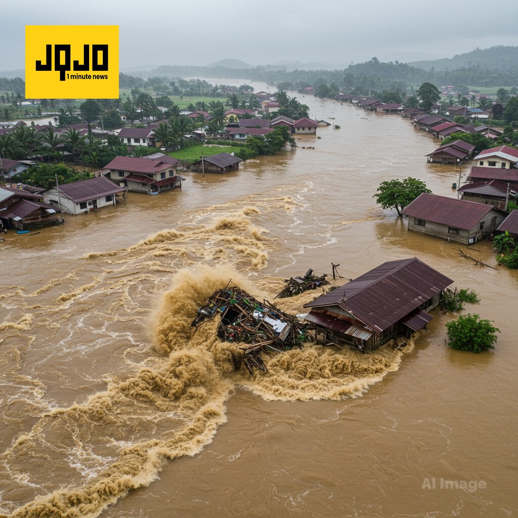 Typhoon Kalmaegi hits central Philippines, causing deadly flash floods