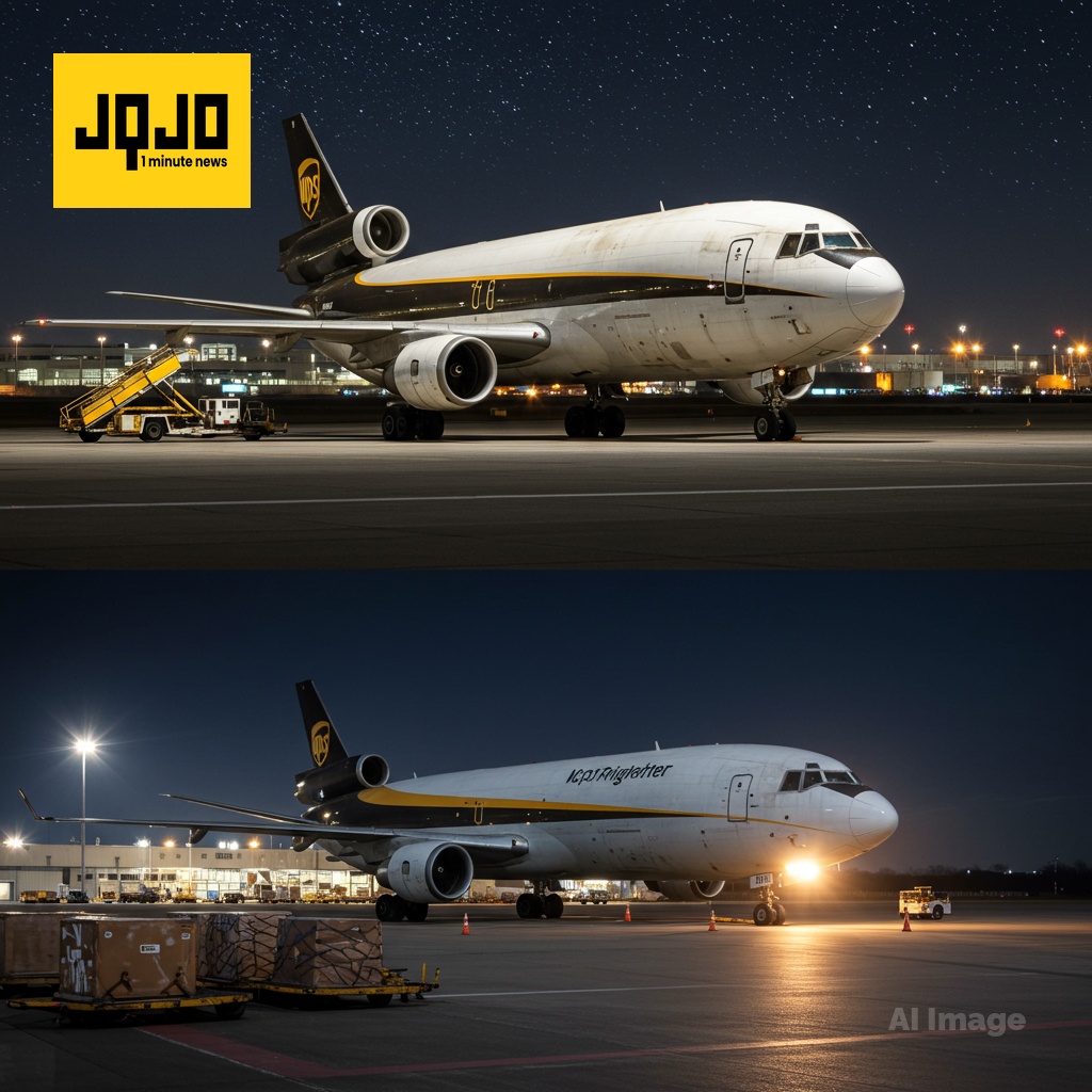 UPS麦道MD-11飞机坠毁，致九人死亡