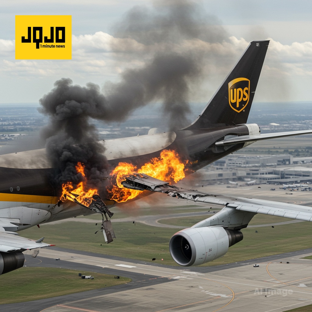 NTSB details wing fire before UPS crash