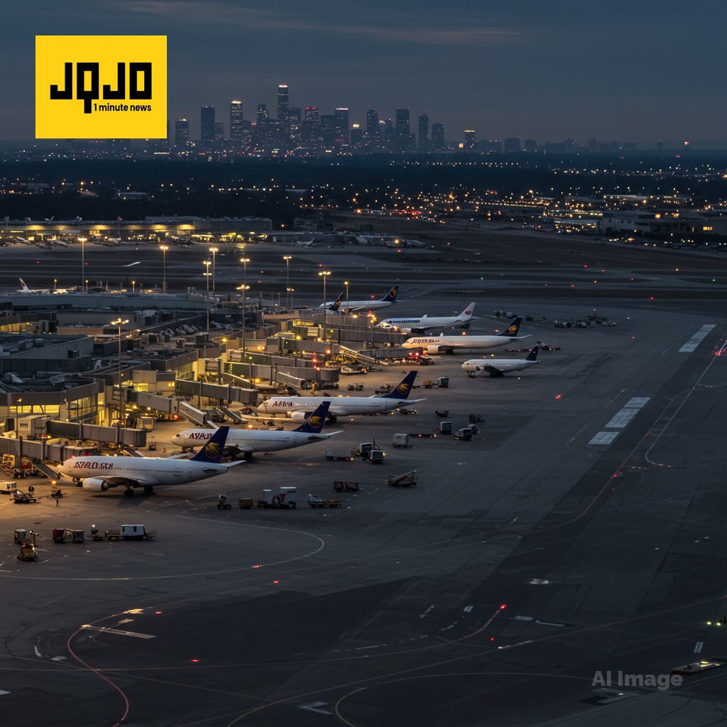 美国联邦航空管理局因政府停摆而大幅削减航班，约500个航班已被取消