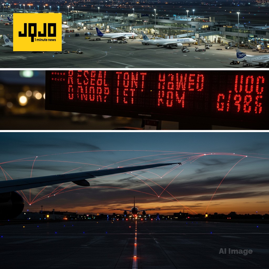 美国航空公司周日取消2100多架次航班；交通部长警告称，若停摆持续，航空旅行将受严重影响