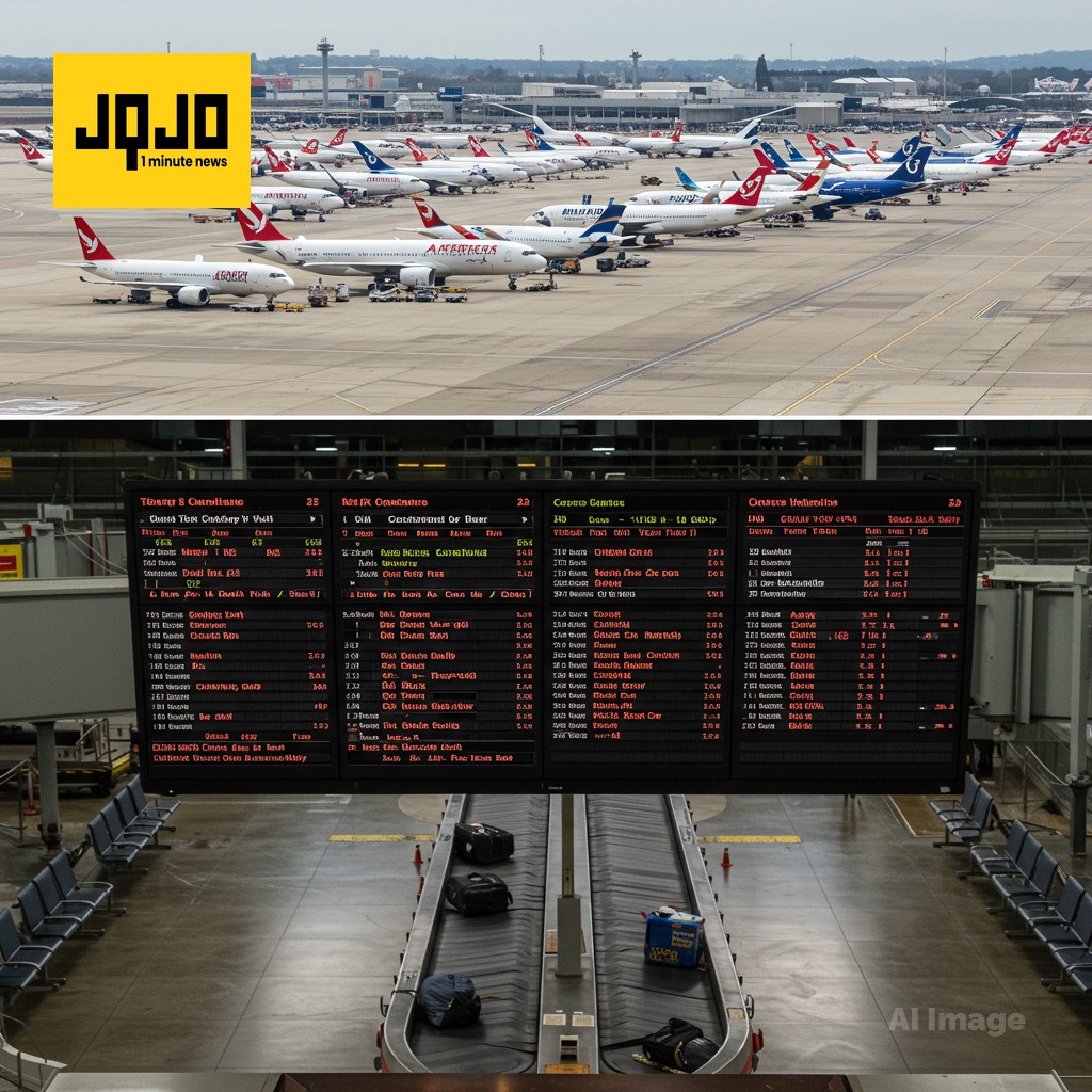 FAA在40个主要机场实施更大幅度的削减，导致航空旅客面临日益严重的航班取消和延误