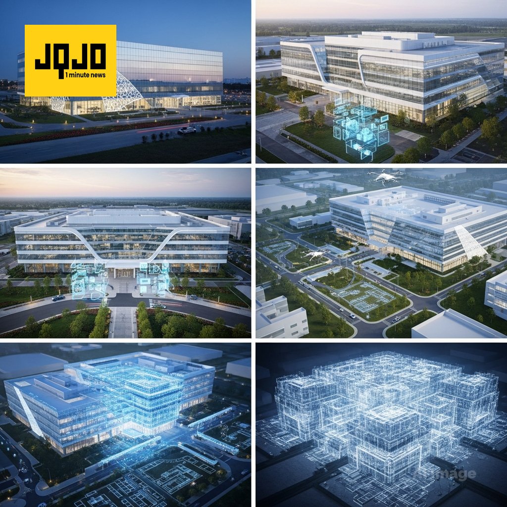 Ford Motor shows off its high-tech new home in Dearborn, Michigan