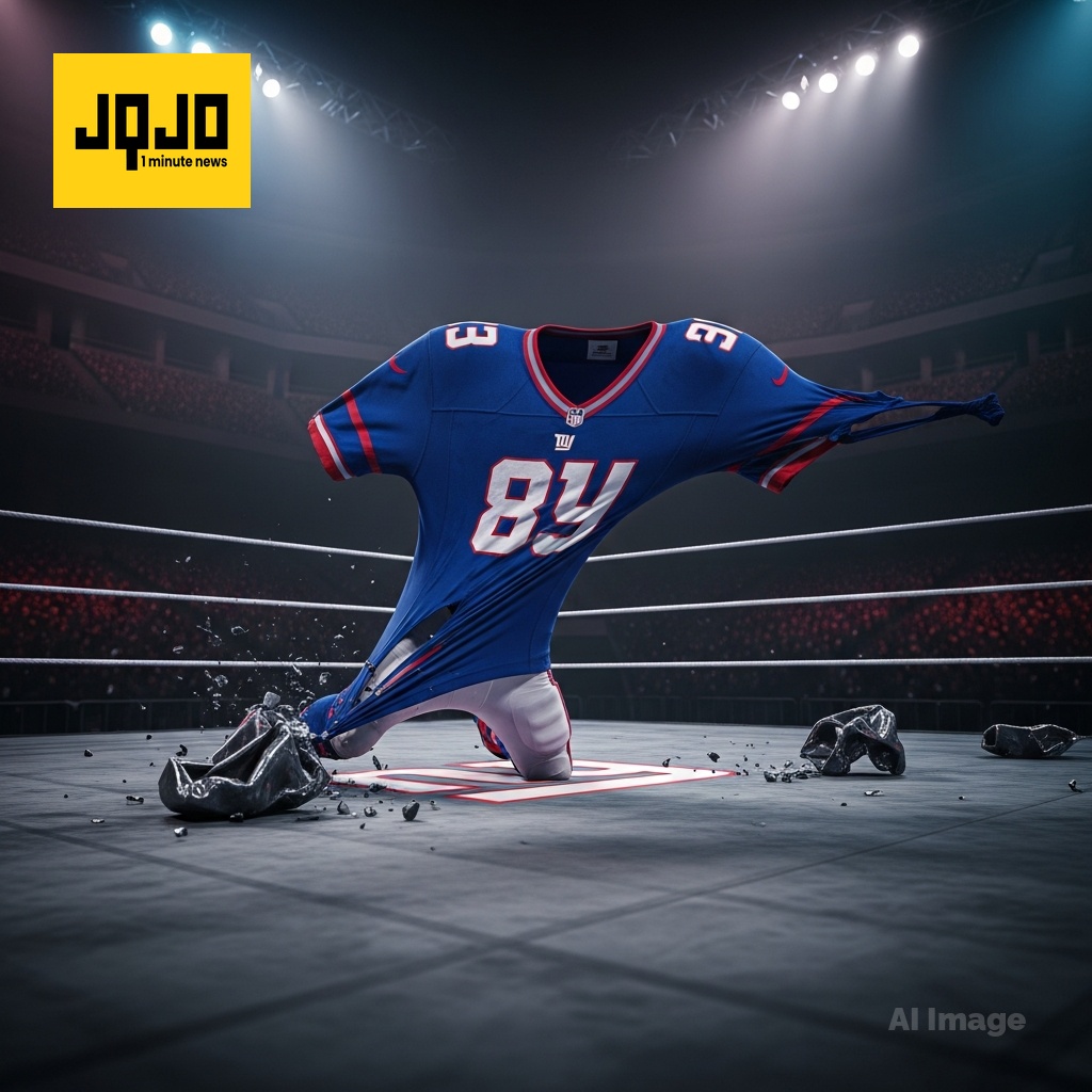 Injured Giants RB joins WWE ringside scuffle