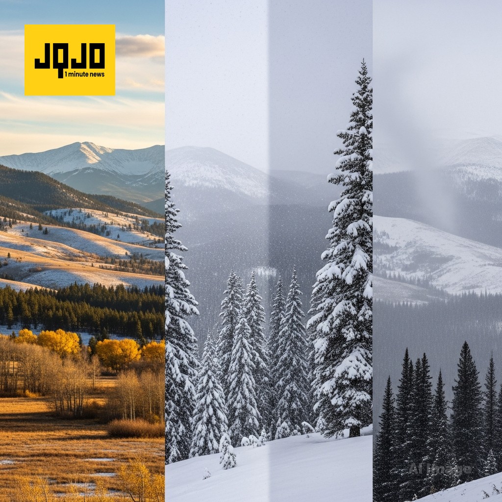 طقس شتوي قادم إلى كولورادو ووايومنغ مع ثلوج ورياح قوية