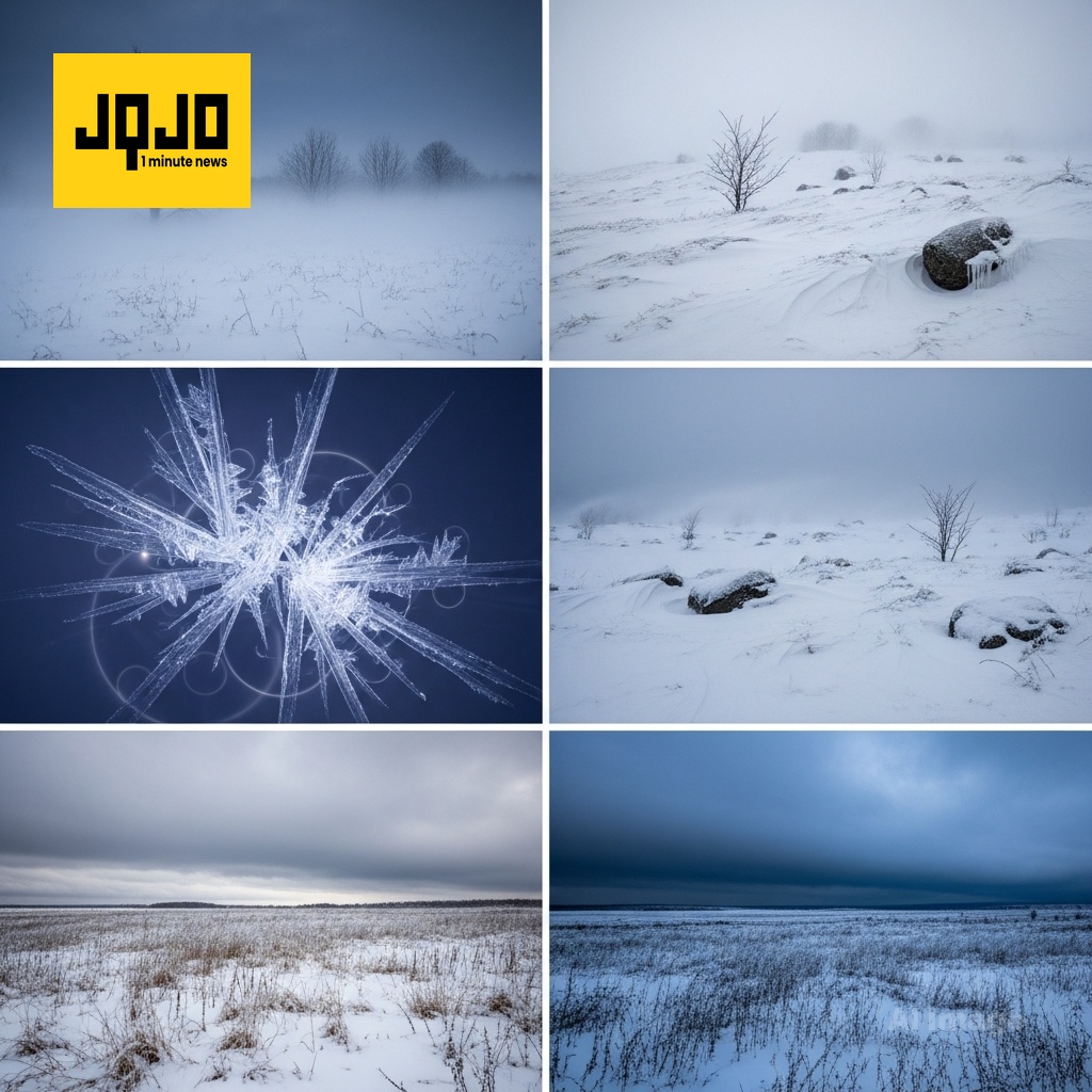 Arctic Blast Brings Cold, Light Snow Across Midwest