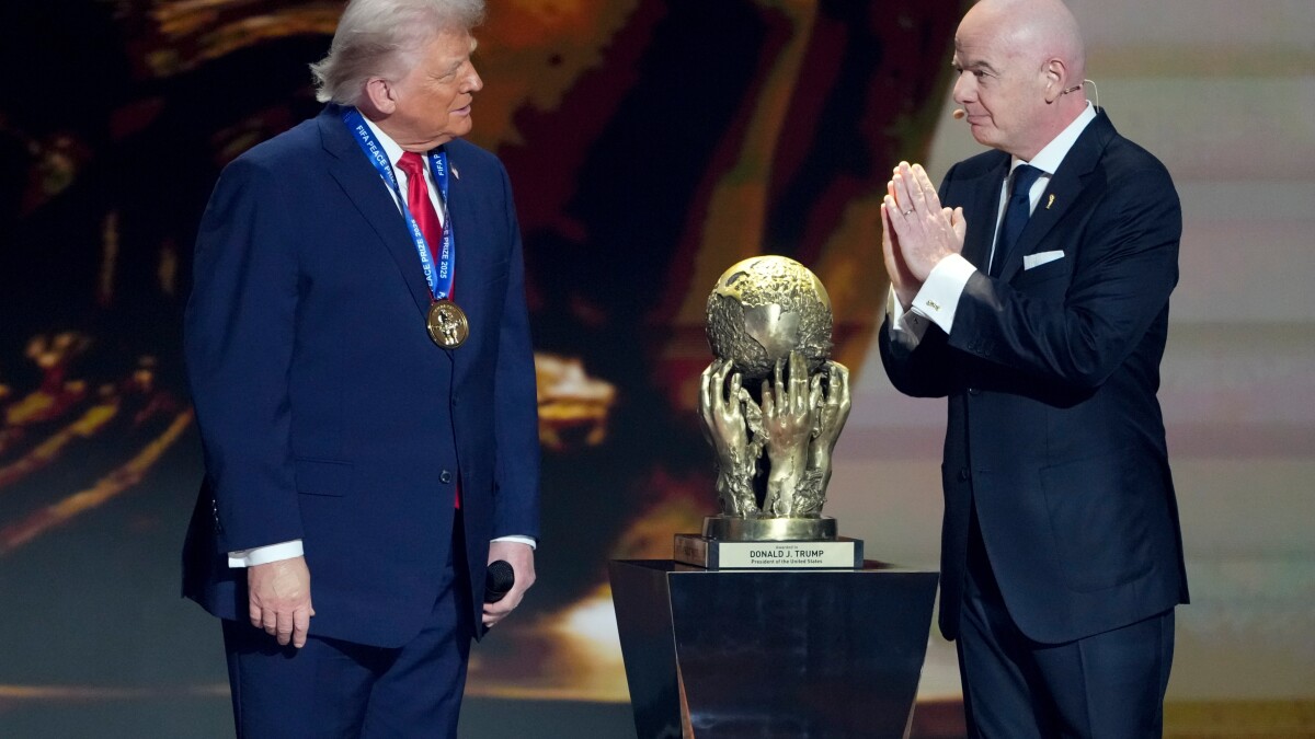 Washington: FIFA Awards Trump New Peace Prize Today