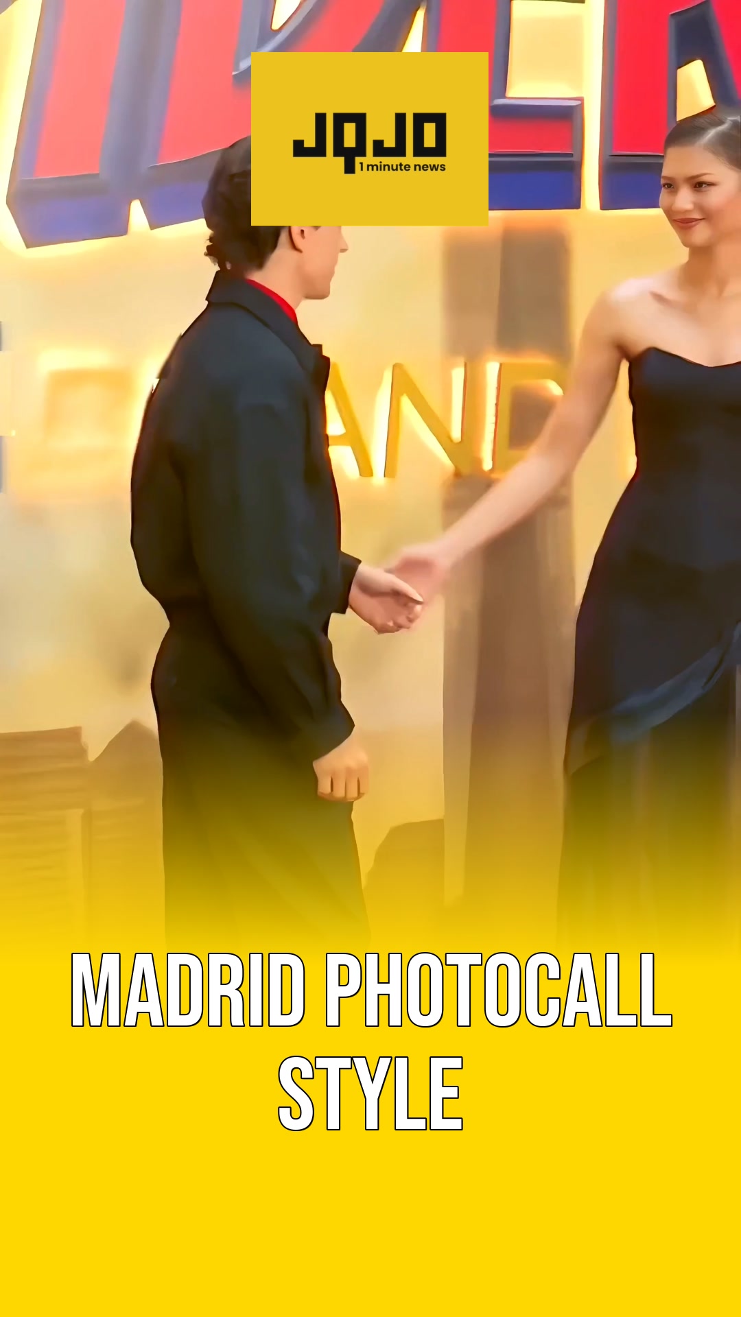 Spain: Zendaya and Tom Holland launch Madrid promo