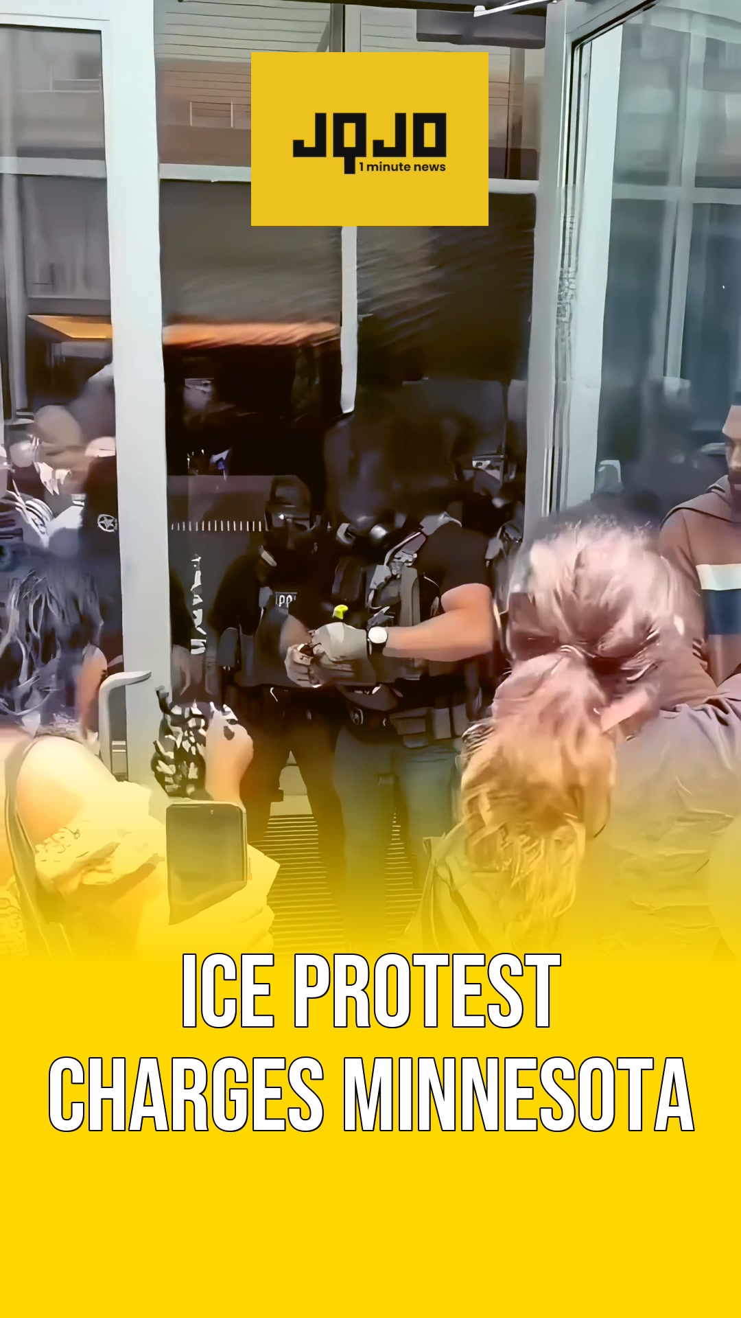 Minnesota protesters charged after violent ICE clashes