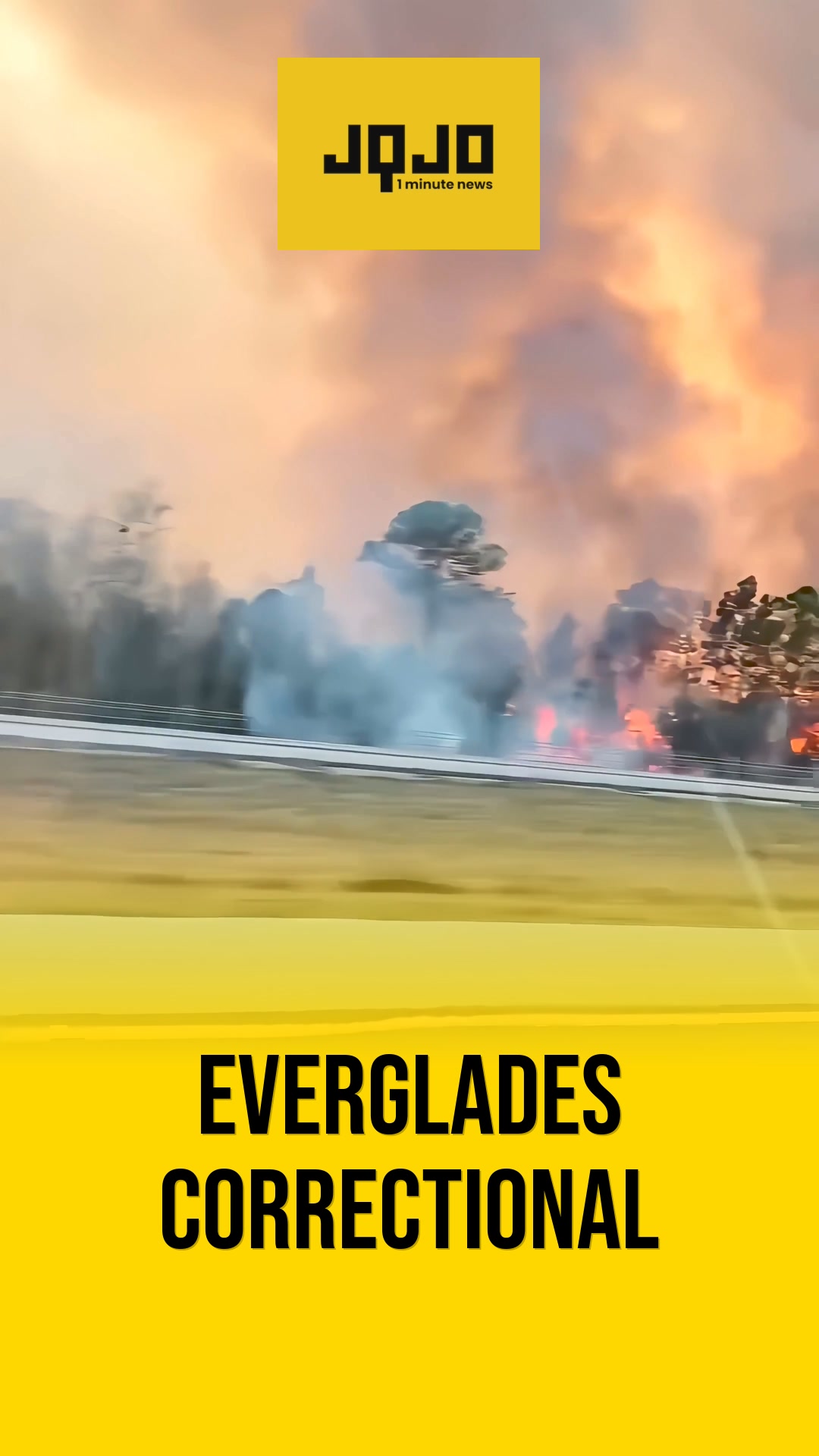 Miami wildfire threatens ICE detention facility, worsens air