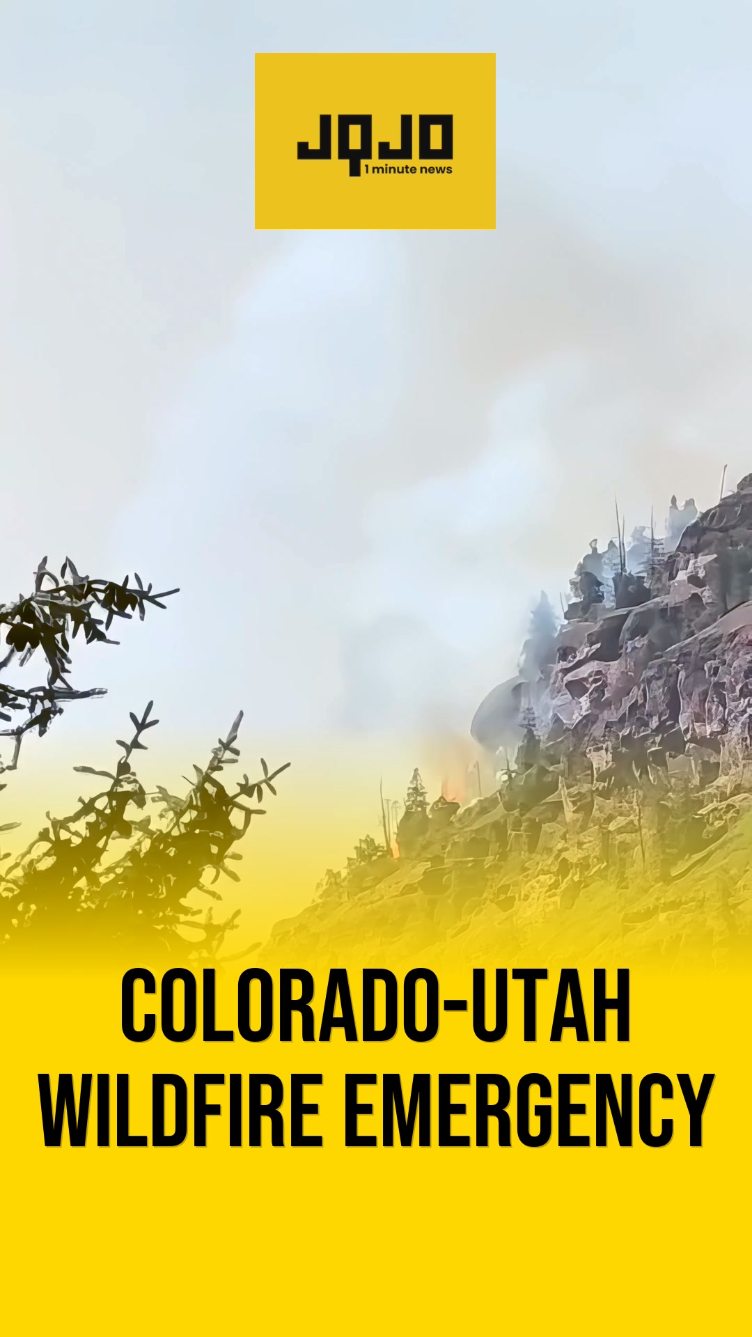 Colorado-Utah border wildfire merger forces evacuations