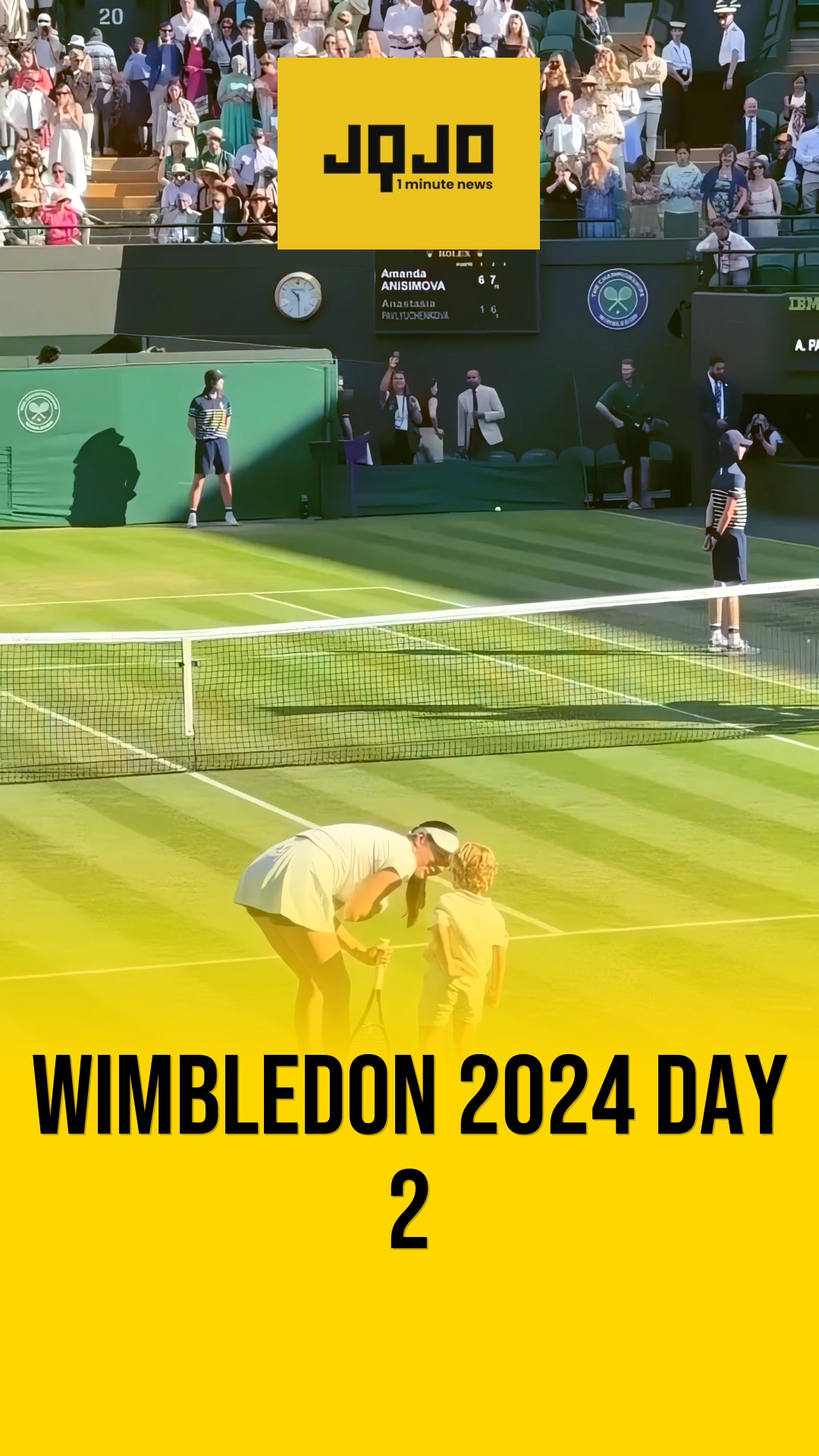 London Anisimova advances as Wimbledon second round begins