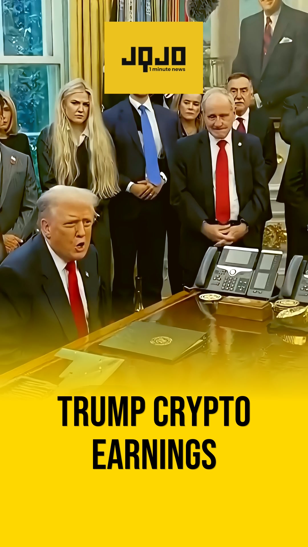 Washington: Trump reports $1.2 billion crypto income