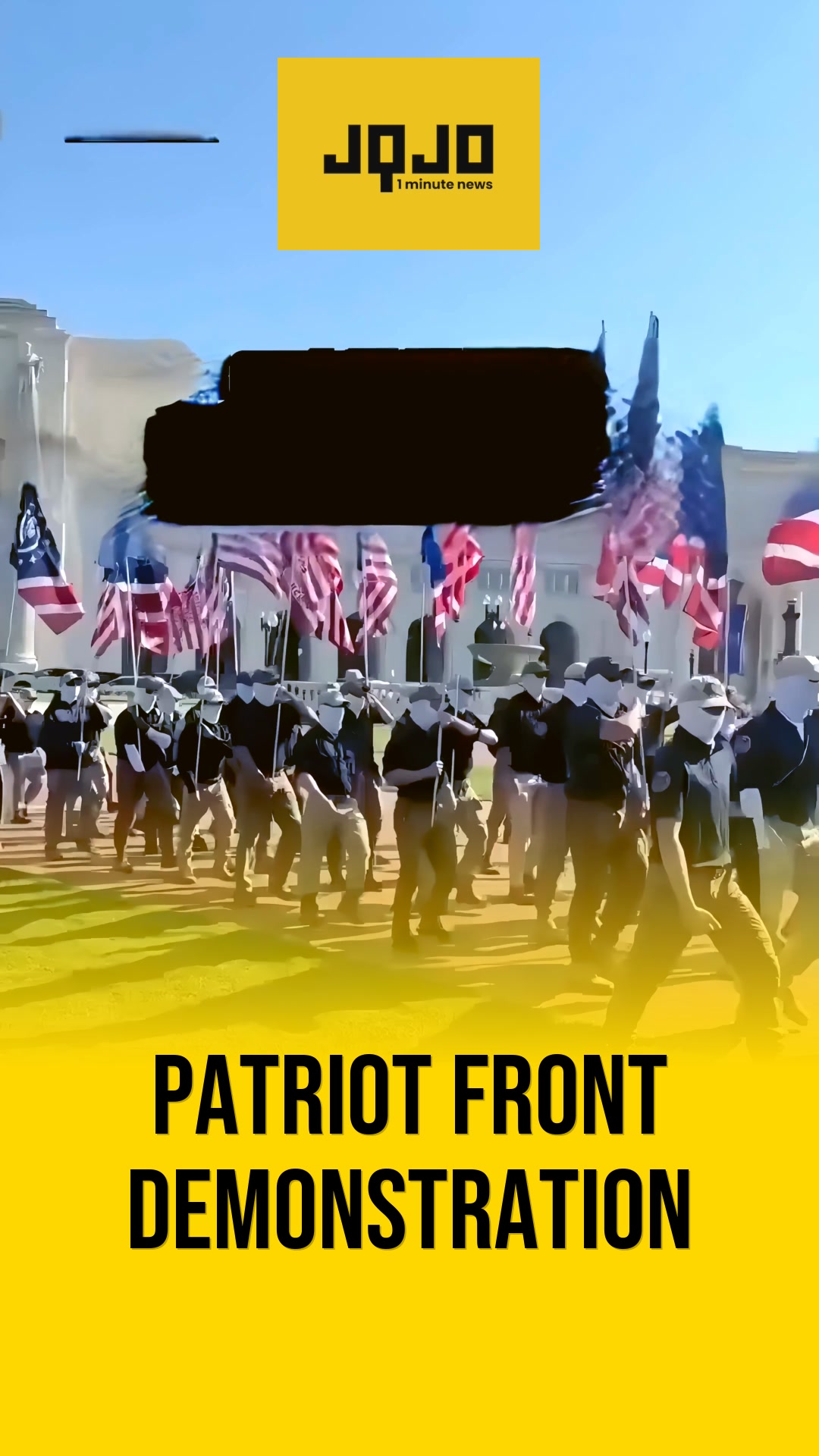 Washington DC sees masked Patriot Front march