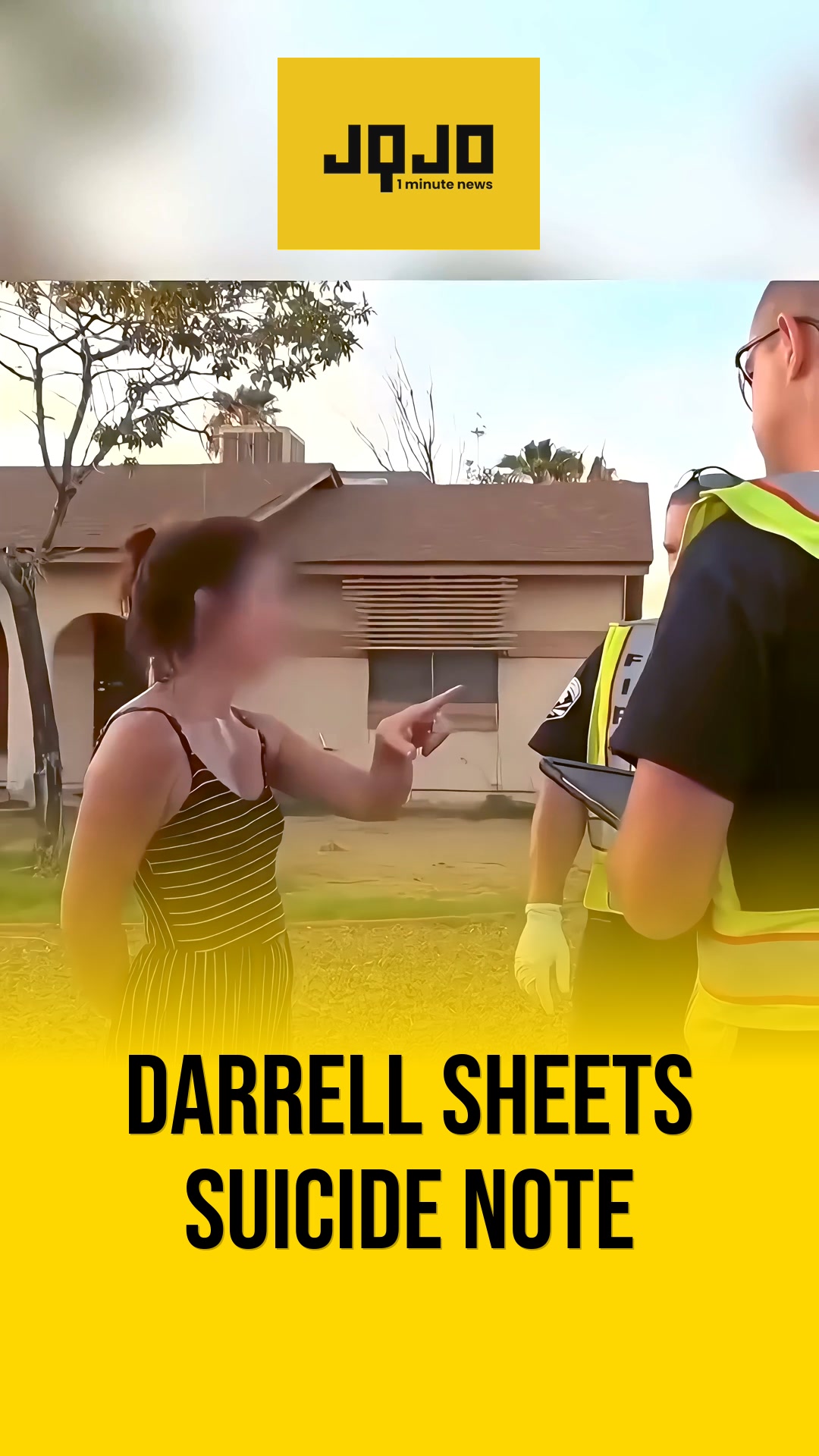 Arizona police records detail Darrell Sheets suicide note