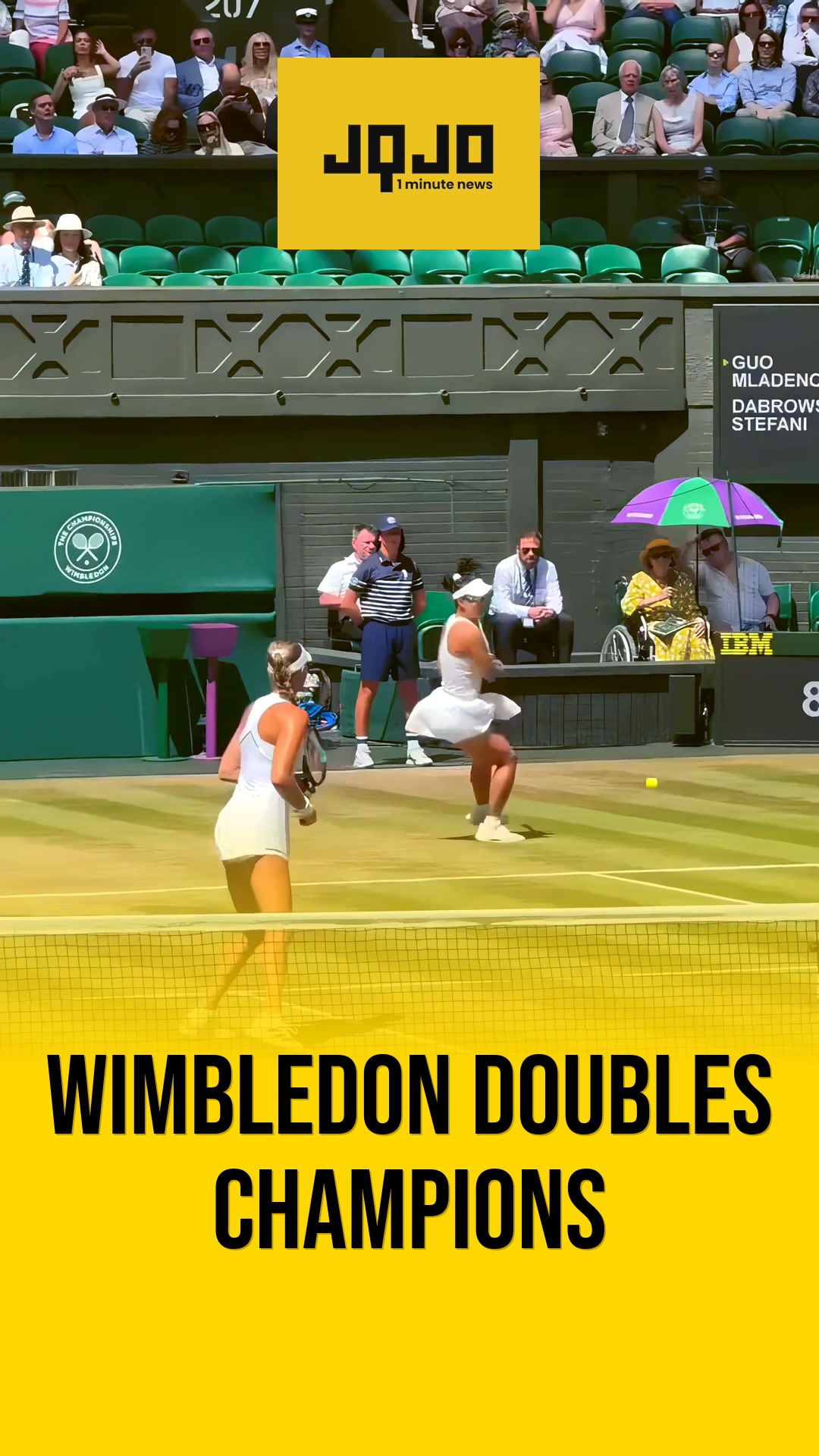 London duo Guo and Mladenovic capture Wimbledon doubles crown