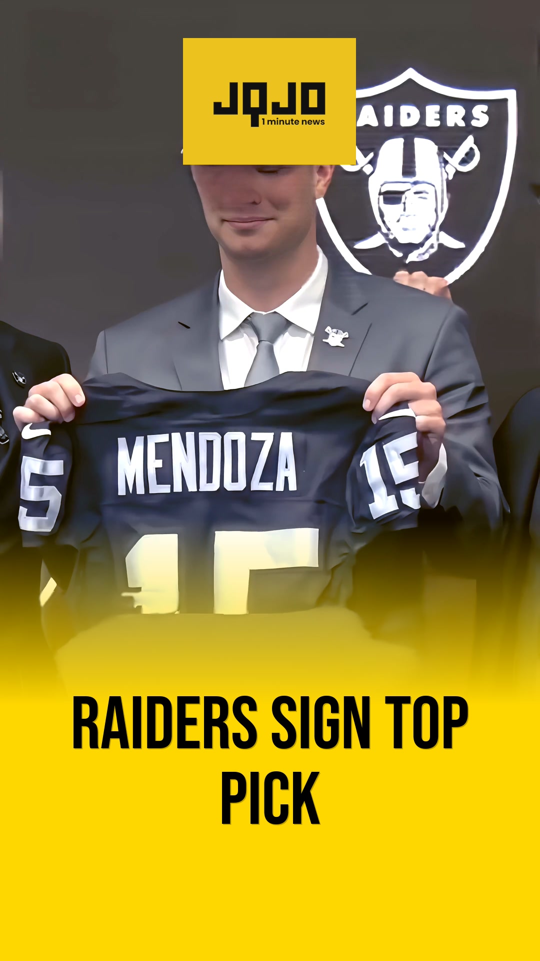 Raiders sign No. 1 pick Fernando Mendoza to a 4-year, $57.27 million contract