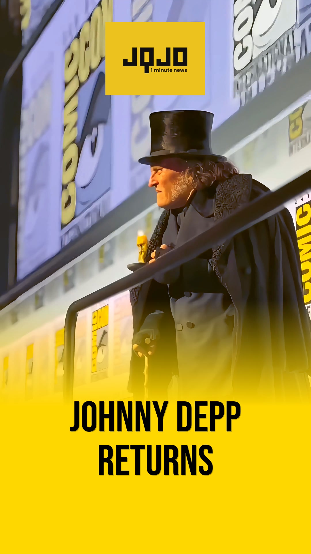San Diego: Johnny Depp unveils 'Ebenezer' Comic-Con teaser
