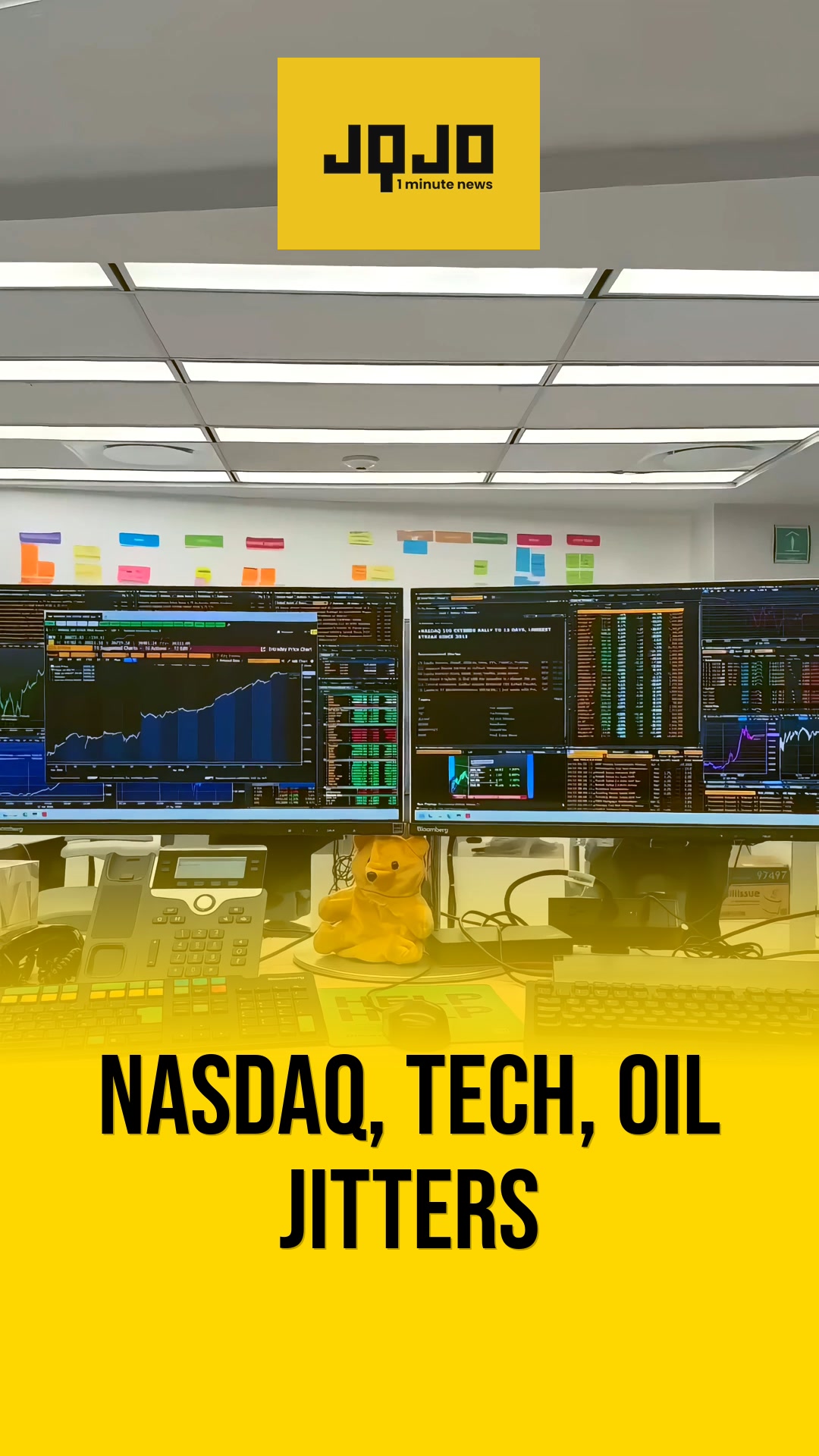 Nasdaq 100 Tumbles as Oil Spike, AI Jitters Hit Tech Stocks