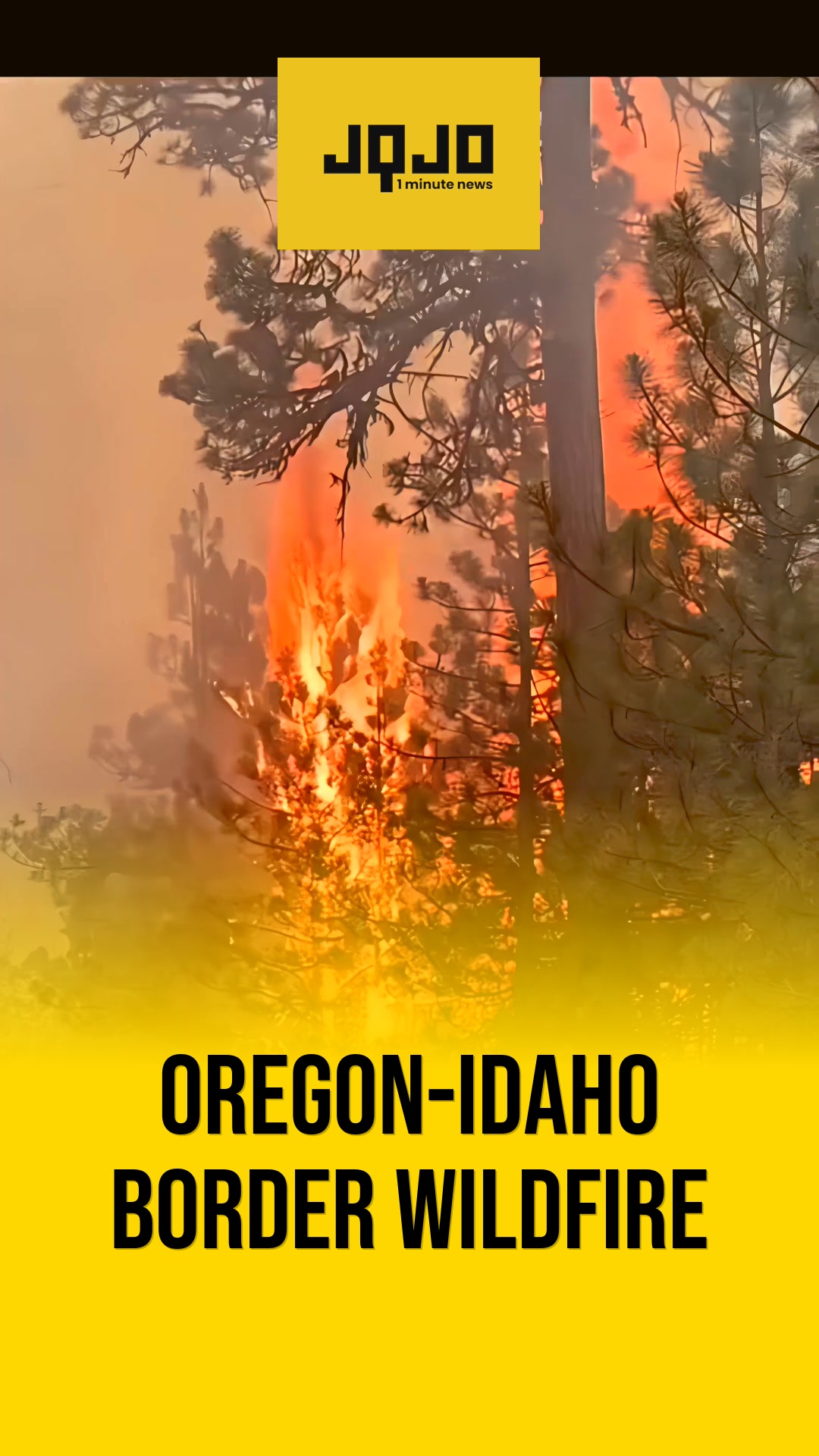 Big Grass Fire Explodes Across Oregon and Idaho Border Reaching 280,000 Acres