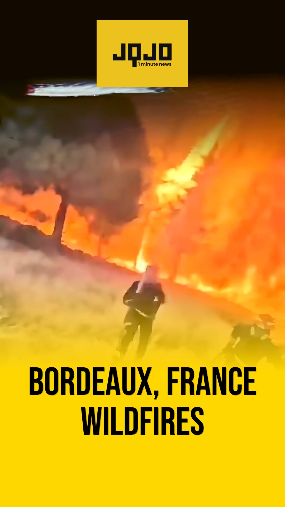 Les incendies de forêt menacent Bordeaux alors que la France et l'Espagne luttent contre les flammes