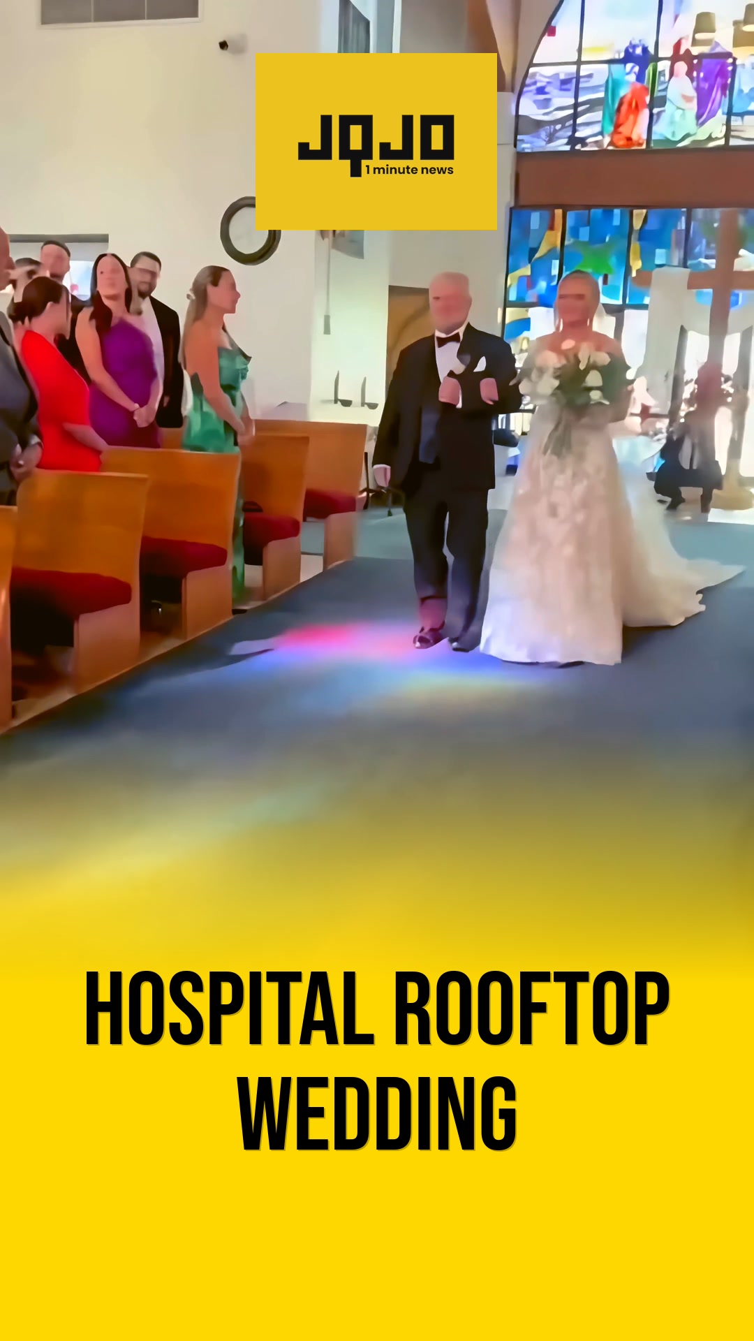 Cleveland father attends rooftop wedding after heart surgery