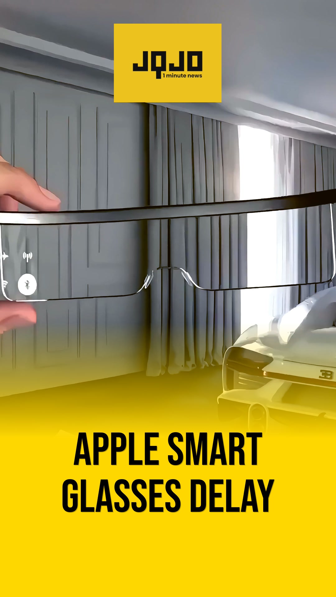 Cupertino company delays smart glasses launch to 2027