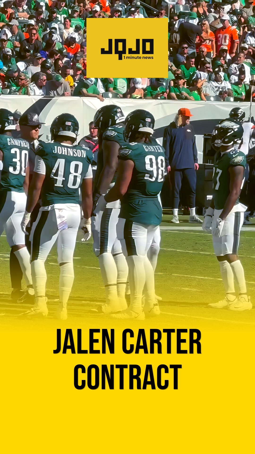 Les Eagles prolongent le contrat de Jalen Carter jusqu'en 2031 pour 152 millions de dollars, faisant de lui le defensive tackle le mieux payé de l'histoire de la NFL