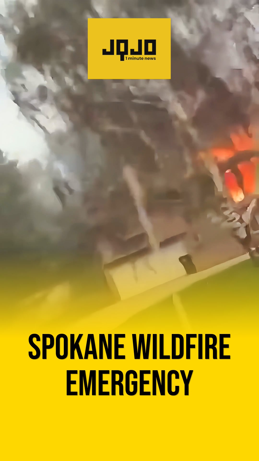 Wind-Driven Wildfire Prompts Mass Evacuations in Spokane