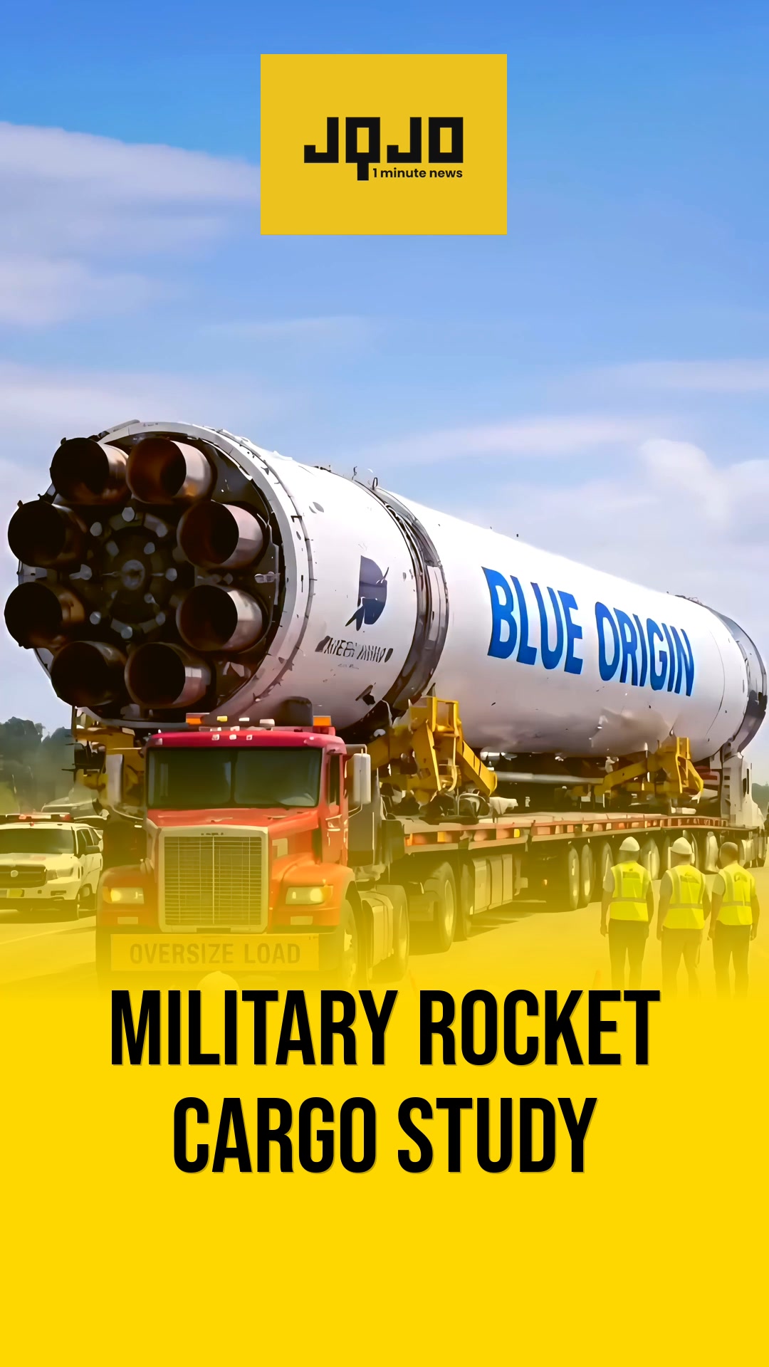 U.S. Air Force Expands Blue Origin Rocket Cargo Contract to Study Global Military Deliveries