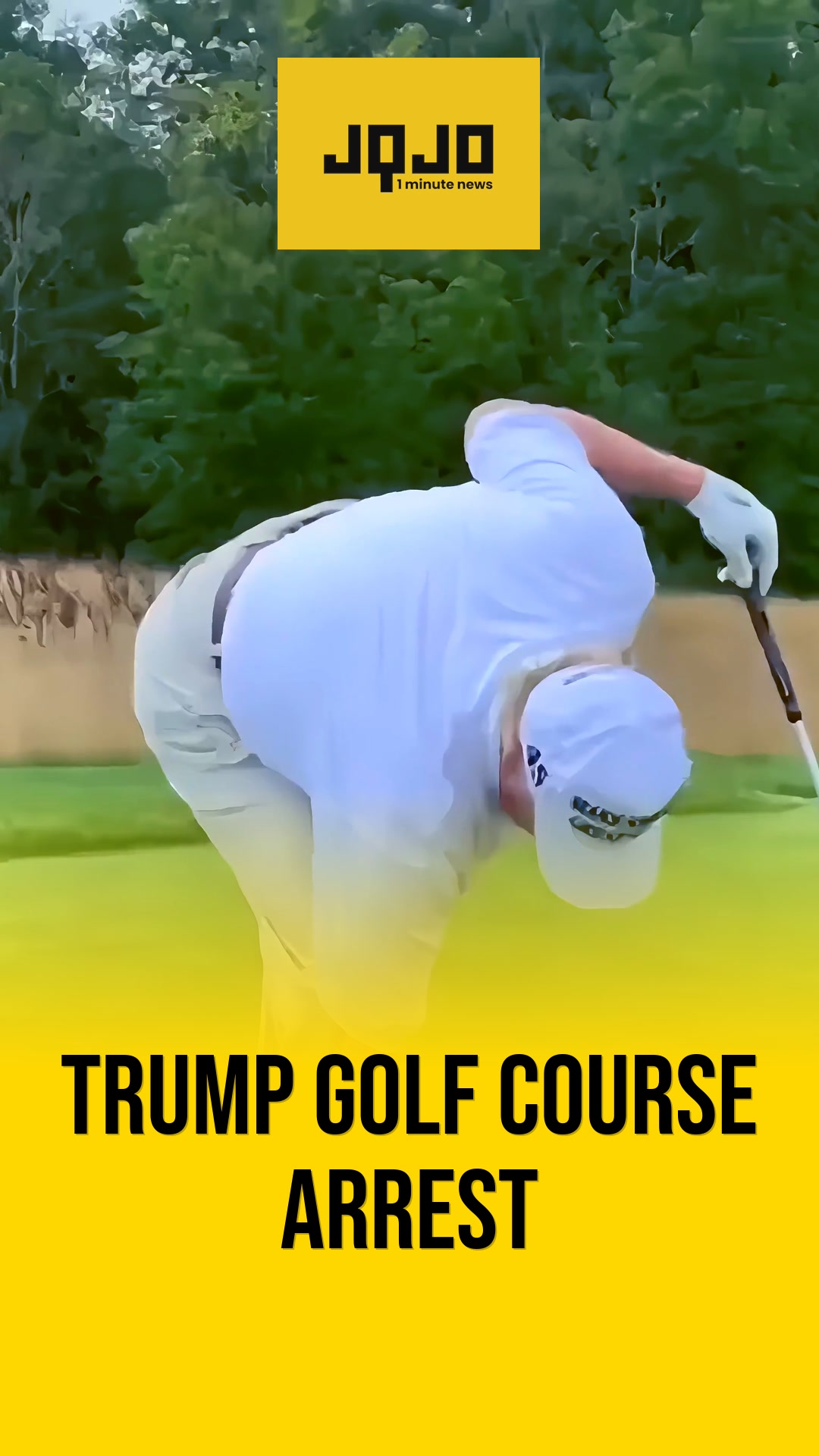 Armed Man Arrested Surveilling Trump Golf Course
