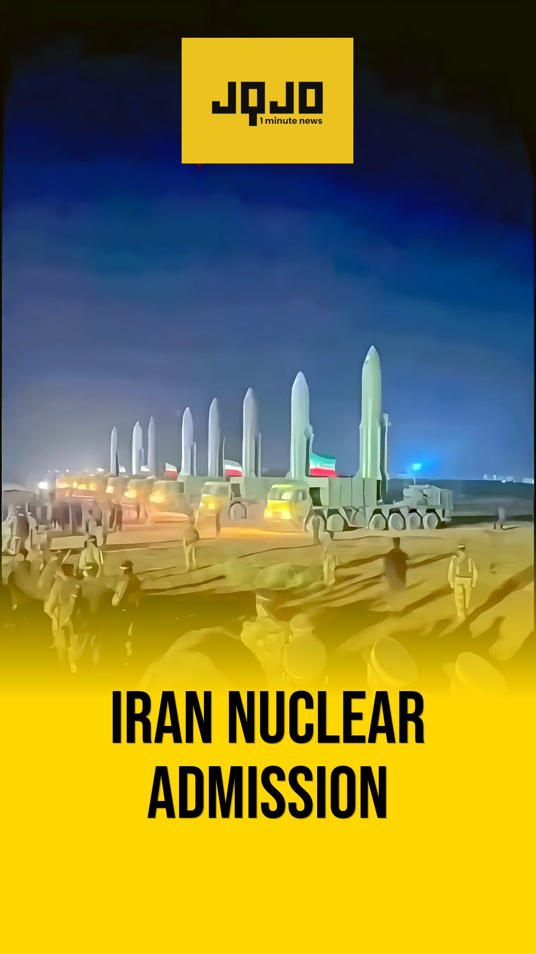 Iran’s IRGC Chief Admits Nuclear Weapons Pursuit, Vows to Continue