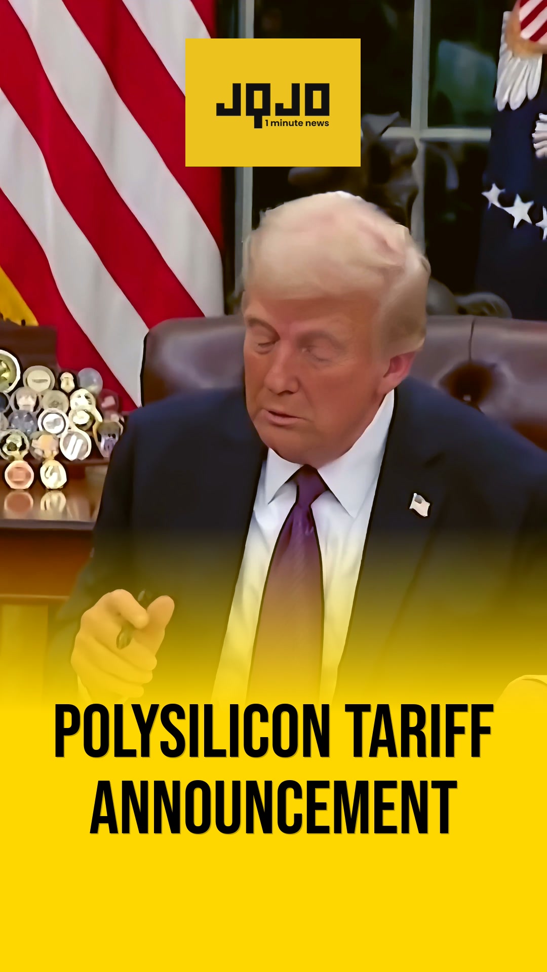 Trump Imposes 15% Tariff and Price Floors on Polysilicon to Counter China