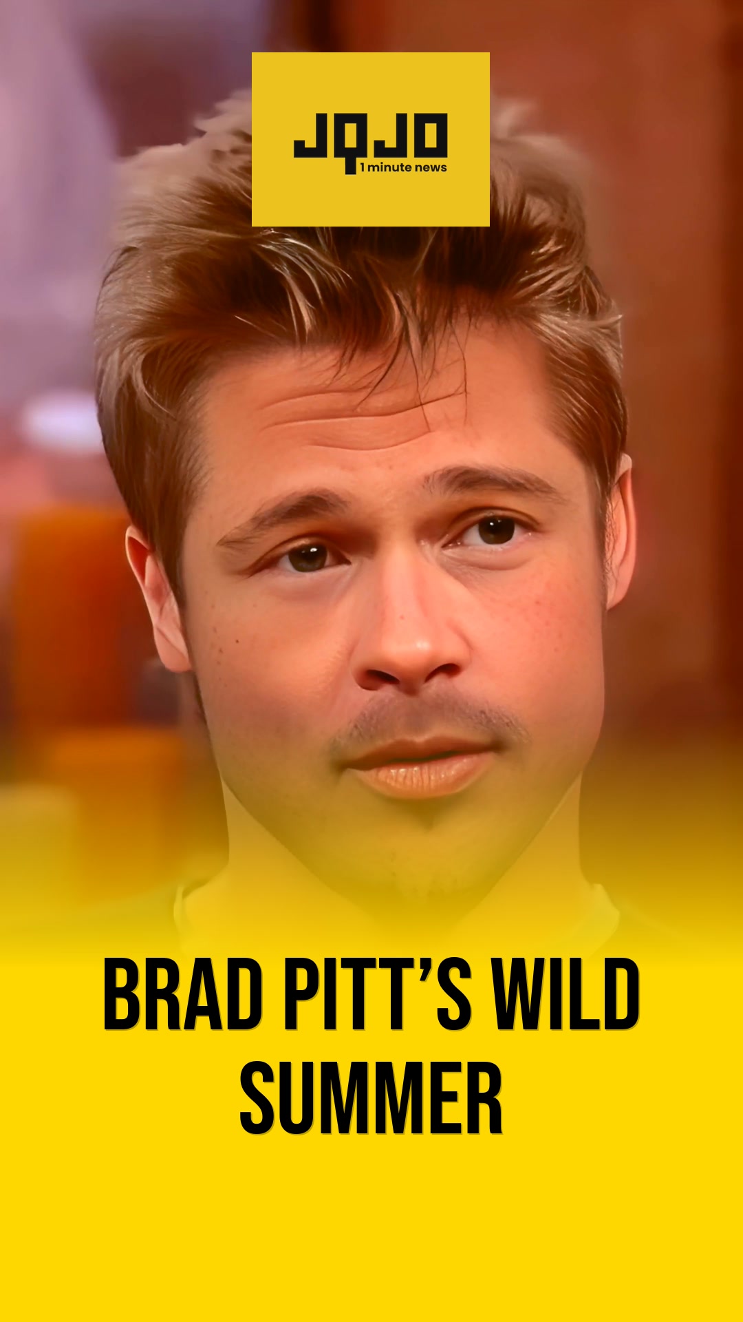 Brad Pitt Recounts Living With 40 Chameleons During His Weirdest Summer