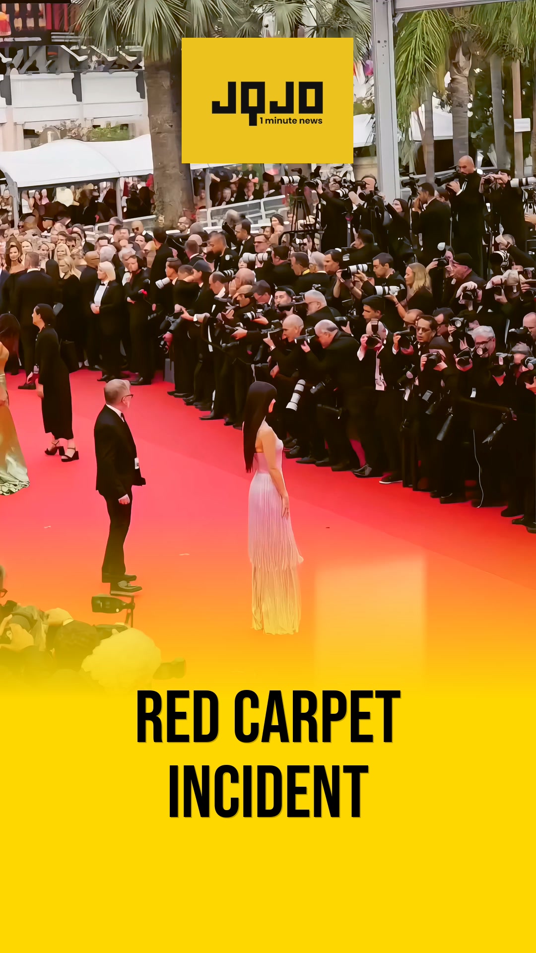 Fan Kisses Actress on Red Carpet in Shocking Clip