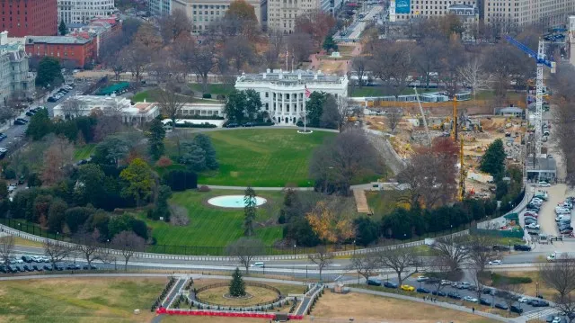 Federal Suit Seeks Halt To White House Ballroom Work