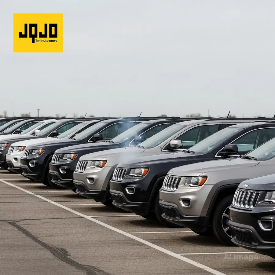 Stellantis rappelle 1,3 million de Jeep pour risque d'incendie