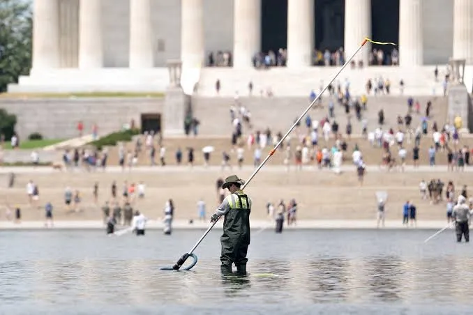 Olympien disculpé dans une affaire de vandalisme demande des enquêtes de surveillance sur le projet de bassin de réflexion de Trump